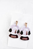 Vintage Snow Globe Earrings