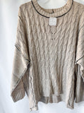 Charming Cable Knit Sweater