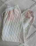 Quilted Pastel Joggers