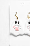 Ghost + Coffee Earrings