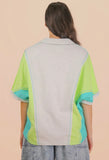 Neon Color Block Top