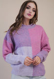 Lizzie Color Block Sweater