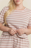 Sweet In Stripes Lounge Set