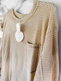 Cozy Waffle Knit Top
