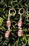 Football Drop Earrings