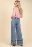 Denim Flower Bottoms