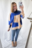 Royal Color Block Sweater
