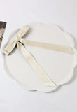 White Bow Barrette